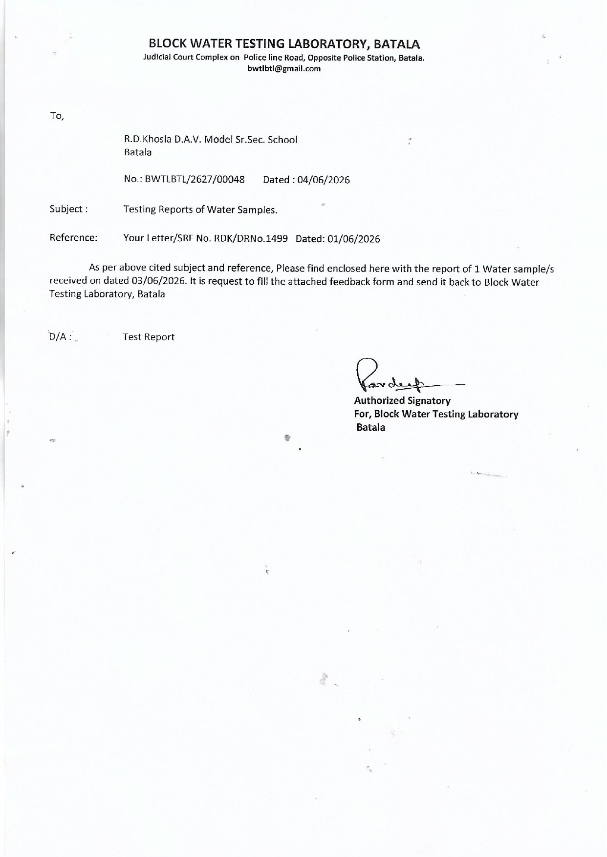 water certificate and report_page-0003